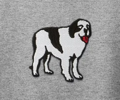 Big Dogs French Terry Fleece Embroidered Crew